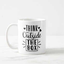 Denk Buiten De Kist Inspirerend Motiverend Koffiemok