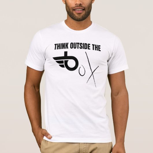 Denk Buiten De Kist T-shirt (Voorkant)