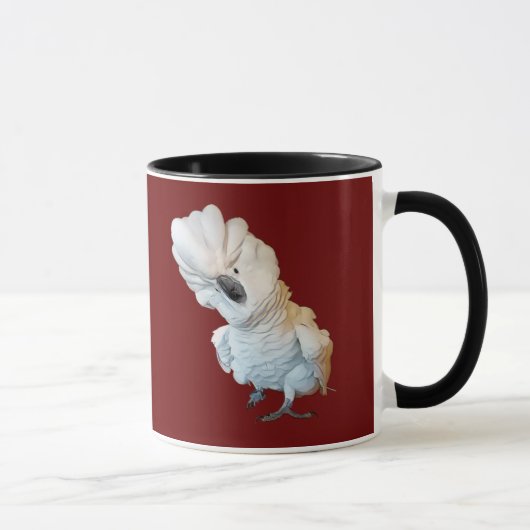 Denk buiten de kooi in de cockatoo mok (Rechts)