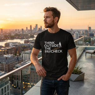 Denk Buiten het Loonstrookje T-Shirt