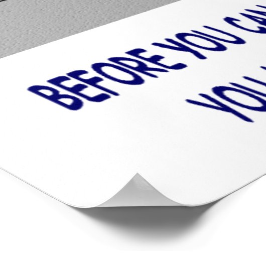 DENK BUITEN HET POSTER VAN DE DOOS (Hoek)