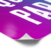 Denk buiten het vierzijdige parallellogram perfect poster (Hoek)