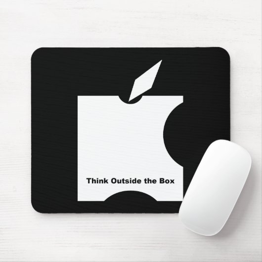 Denk buiten Kader 2 Muismat (Met muis)