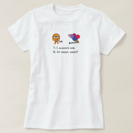 Denk Butterfluffy schattige mooie vriendschap grap T-shirt