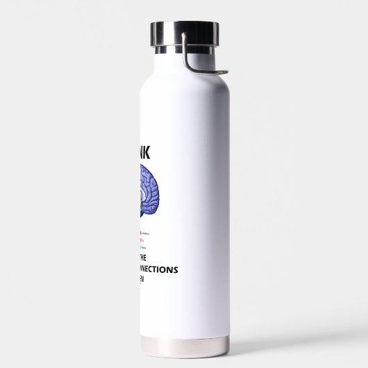 Denk dat de neuronale connecties hersenschudding v waterfles (Links)