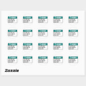 DENK DAT het leven dat je redt, je eigen leven kan Ronde Sticker (Vel)
