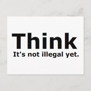 Denk dat het niet illegaal is, maar politiek gedoe briefkaart