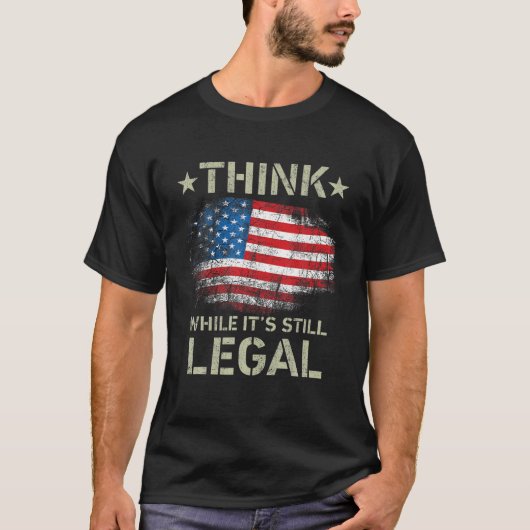 Denk dat het nog steeds een legale  Amerikaanse vl T-shirt (Voorkant)