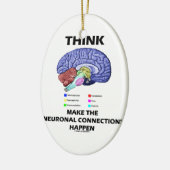 Denk dat je de neuronale verbindingen kunt realise keramisch ornament (Links)