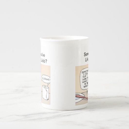 Denk dat je een slechte baan Mok hebt (Voorkant)