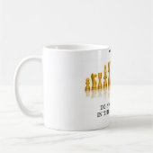 Denk dat je geen schaap in het spel bent koffiemok (Links)