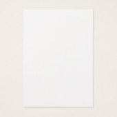 Denk dat je kunt dansen visitekaartjes (Achterkant)