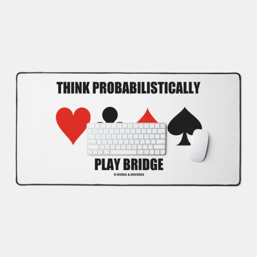 denk dat probabilistisch Bridge-advies afspelen Bureaumat (Keyboard & Muis)
