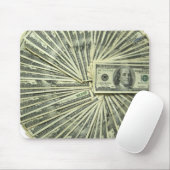 Denk de hele dag aan Geld. Muismat (Met muis)