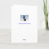 DENK DE HELE DAG AAN JE DOOR DE KAART (Achterkant)