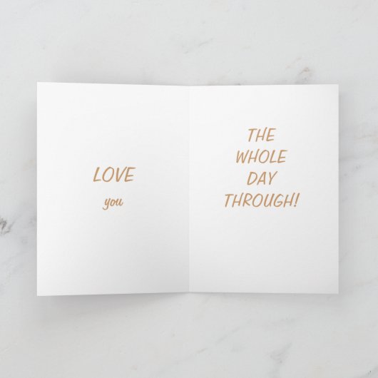 DENK DE HELE DAG AAN JE DOOR DE KAART (Binnen)