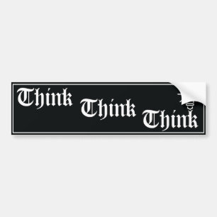 Denk Denk Denk AA slogan bumpersticker