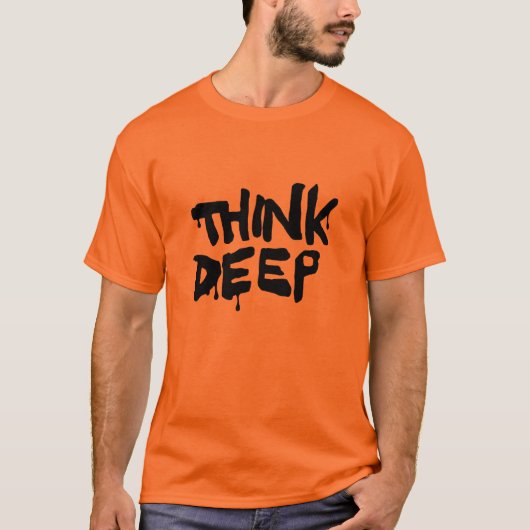 Denk diep t-shirt (Voorkant)