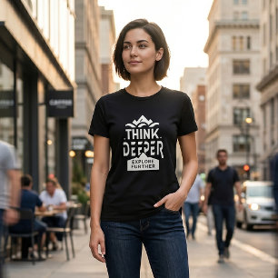 Denk Dieper, Verken Verder – Avontuur & Mindful Tri-Blend Shirt