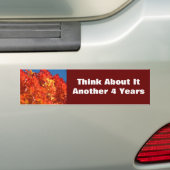 Denk Er Aan bumperstickers Nog 4 Jaar (Op auto)