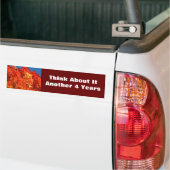 Denk Er Aan bumperstickers Nog 4 Jaar (Op Truck)