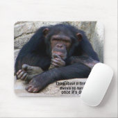 Denk er eens over na!_ Mousepad Muismat (Met muis)