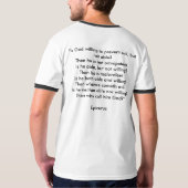 Denk er eens over na... t-shirt (Achterkant volledig)
