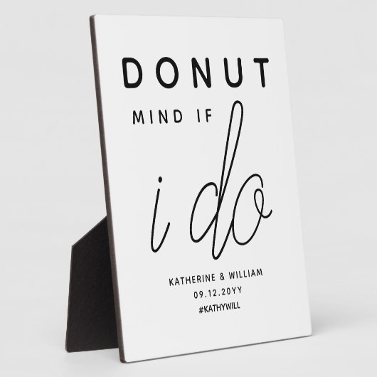 Denk er niet aan als ik een simpele bruiloft voor  fotoplaat (Zijkant)