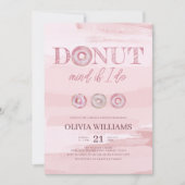 Denk er niet aan als ik het moderne, roze Vrijgeze Kaart (Voorkant)