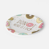 Denk er niet aan als ik Vrijgezellenfeest papier B Papieren Bordje (Gekanteld)