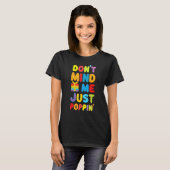 Denk er niet aan dat ik gewoon de grappige Fidget  T-shirt (Voorkant volledig)