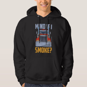 Denk eraan als ik Semi Truck Diesel Mechanic rook Hoodie