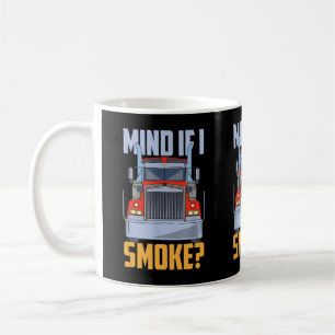 Denk eraan als ik Semi Truck Diesel Mechanic rook Koffiemok