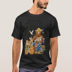 Denk eraan dat er in de Bossen klassieke T-Sh stee T-shirt
