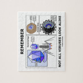 Denk eraan dat niet alle virussen op Virologie lij Legpuzzel