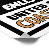 Denk eraan dat Pearl Harbour nu Enlist — Kustwacht Poster (Hoek)