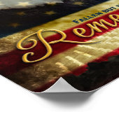 Denk eraan...slachtoffer maar niet vergeten Poster (Hoek)