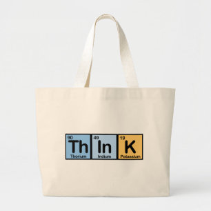 Denk gemaakt van Elementen Grote Tote Bag