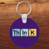 Denk gemaakt van Elementen Sleutelhanger (Voorkant)