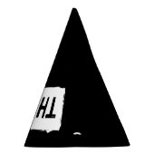 DENK gewoon ... Funny Dumb Nerdy Stupid Typografie Feesthoedjes (Rechts)