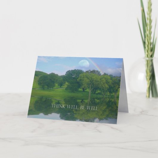 Denk goed Wenskaart zijn Kaart (Voorkant)