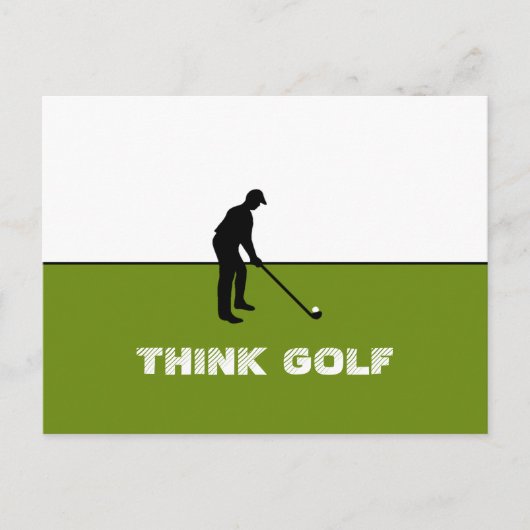 Denk Golf, Pro Golf Briefkaart (Voorkant)