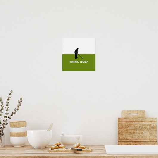 Denk Golf, Pro Golf Poster (Keuken)