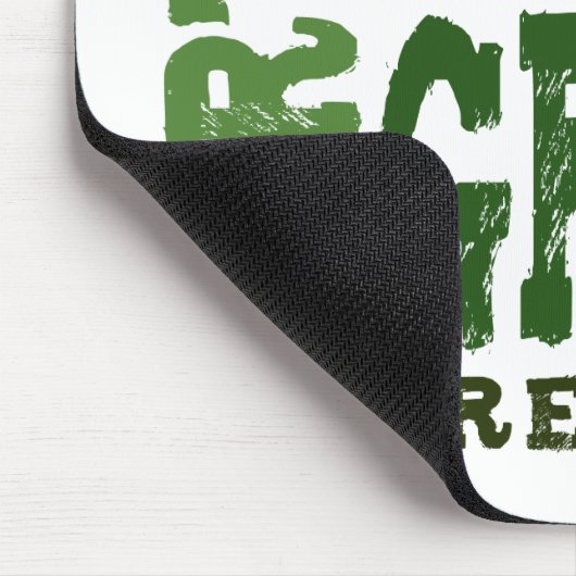 DENK GREEN - mousepad Muismat (Hoek)