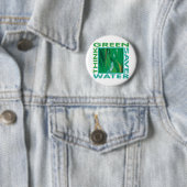Denk groen, bespaar water ronde button 5,7 cm (In situ)
