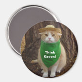 Denk groen! magneet (Voorkant / Achterkant)