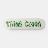 "Denk groen" Skateboard (Horizontaal)