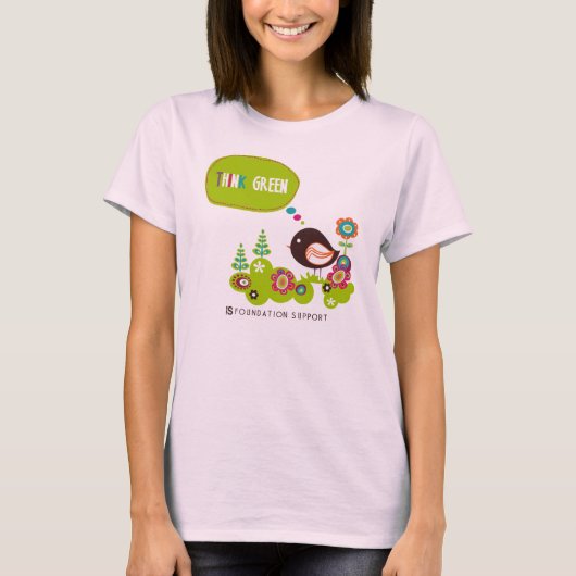 Denk groen t-shirt (Voorkant)