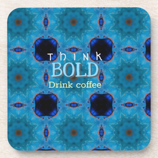 Denk Groot Bier Onderzetter (Voorkant)