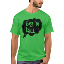 denk groot en groot t-shirt aan dalDesignNZ